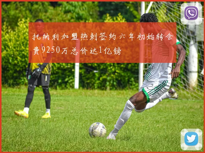 托纳利加盟热刺签约六年初始转会费9250万总价达1亿镑
